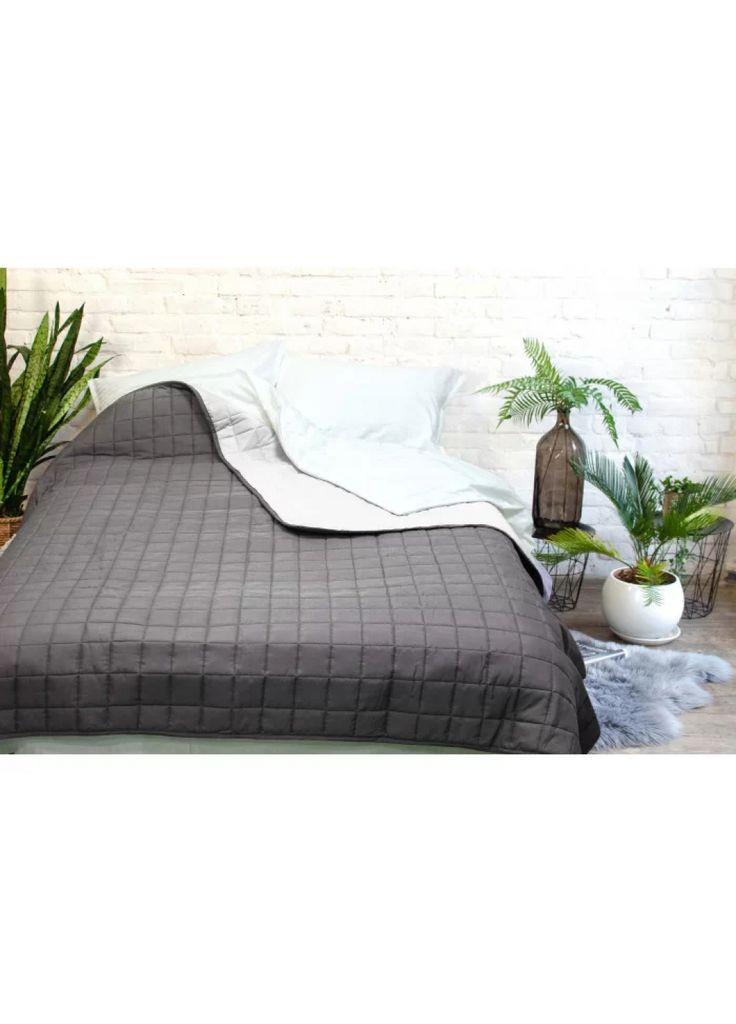 Покривало Дует Графіт євро 210х220 (дует_графіт_210*220) Viluta (372625614)