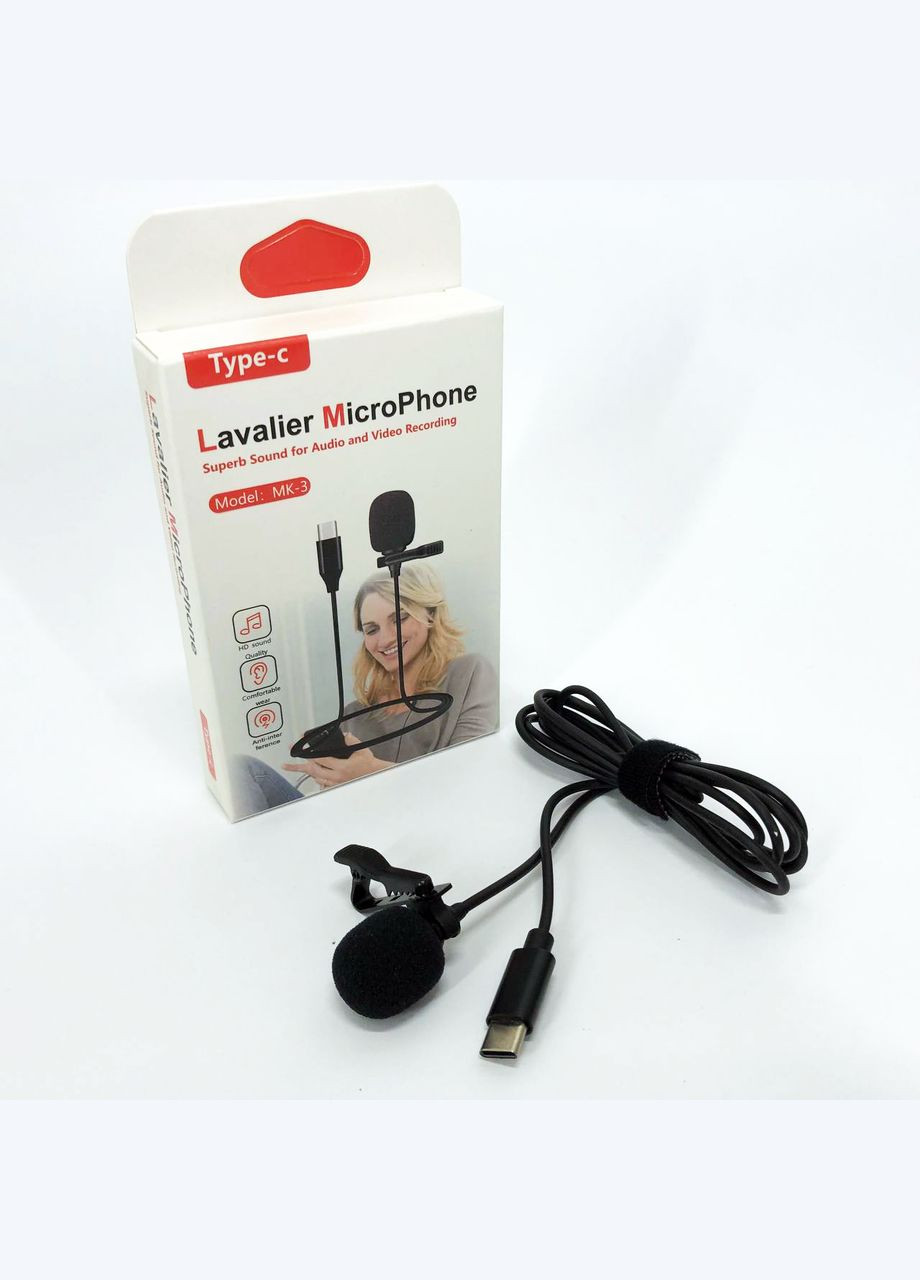 Петличный мини-микрофон TYPE-C MK-3 DM (372908458)