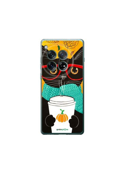 Чохол на OnePlus 12 5G Осінній кіт "4026u-3615-2448" Endorphone (365808151)