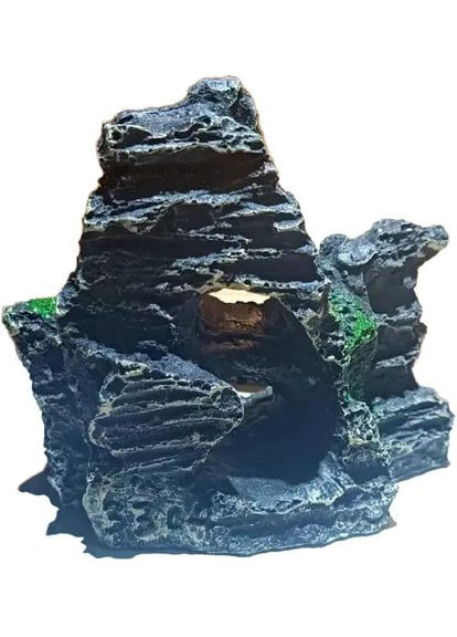 Декорация для аквариума Грот с двумя пещерами маленький, керамика, 8.5х4.5х8.5 см No Brand (336873495)