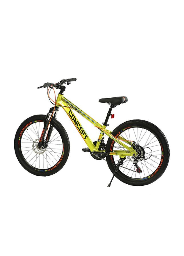 Велосипед Спортивный 24" дюймов «CONCEPT» цвет желтый ЦБ-00246115 Corso (282925527)