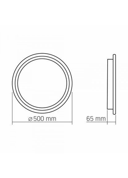 LED светильник функциональный DECORA 56W VL-CLD-994-BZ Videx (374690690)