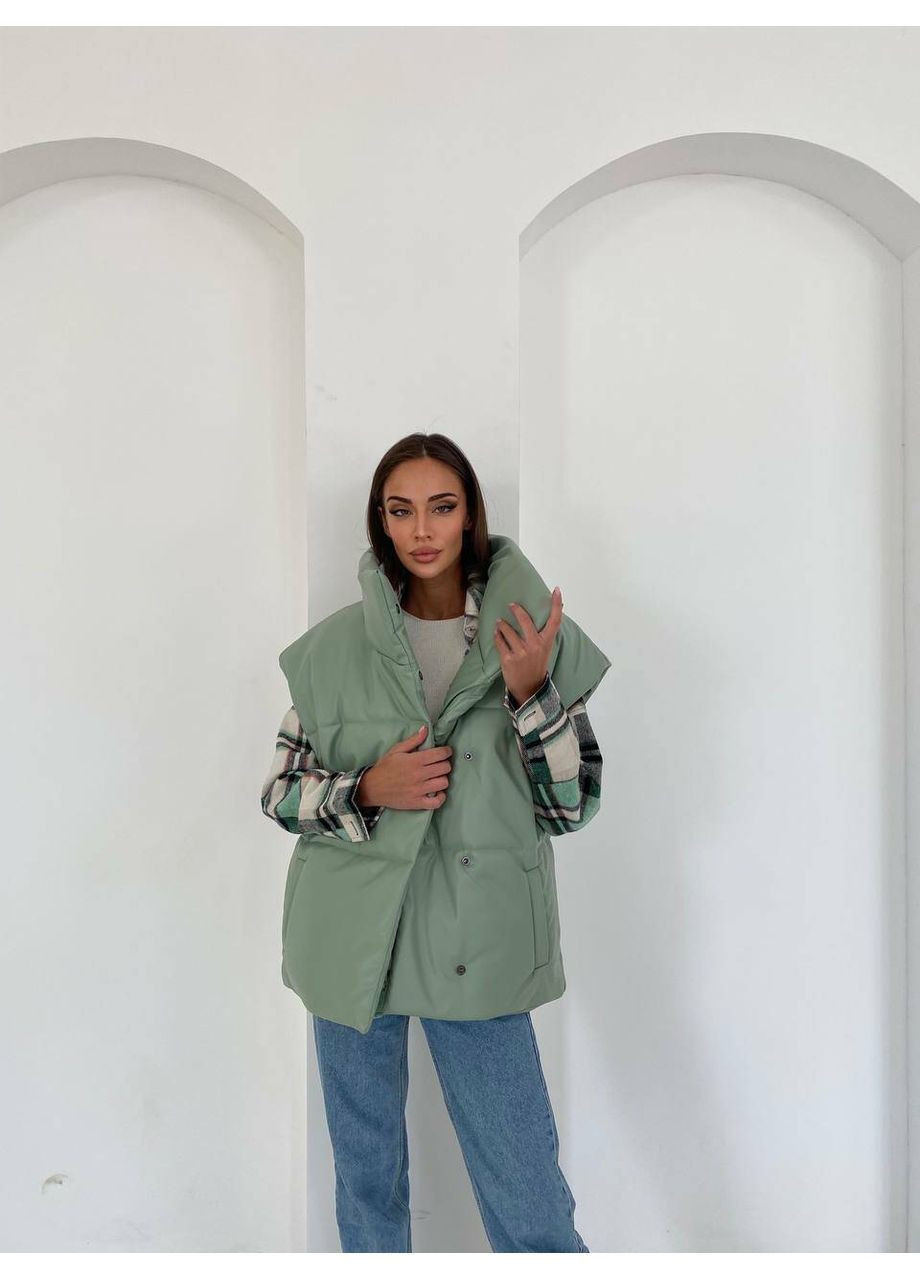 Жилет Desing оливкового цвета milirud (366291433)