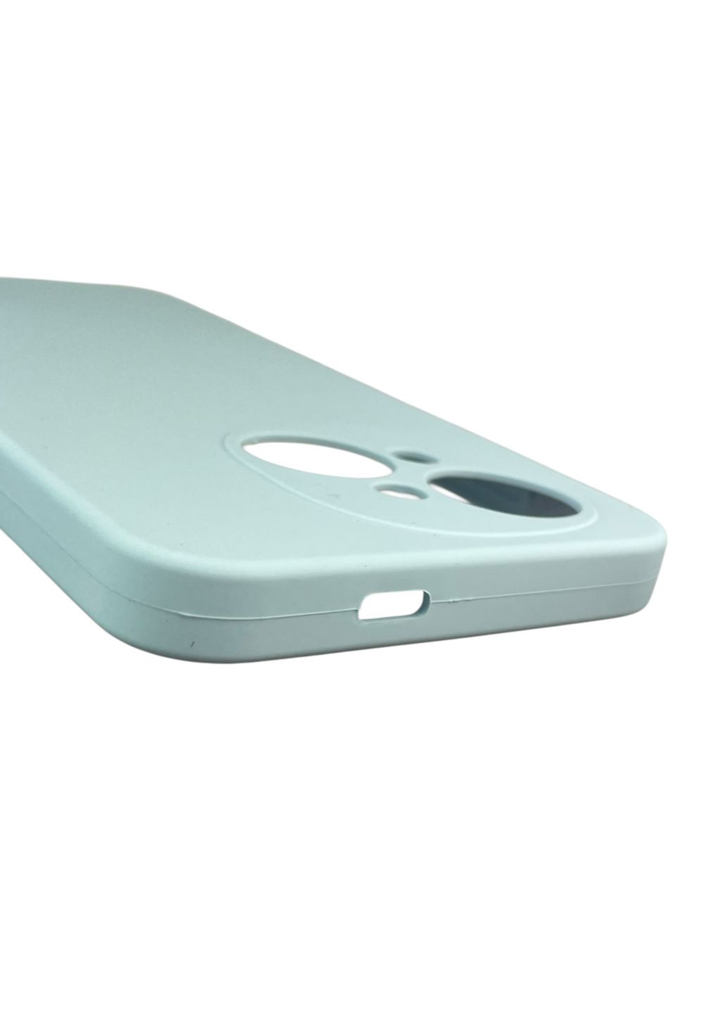 Чохол для Spark Go 2025 (KL4) силіконовий з мікрофіброю нековзний на техно спарк го 2025 блакитний Tecno (366385844)