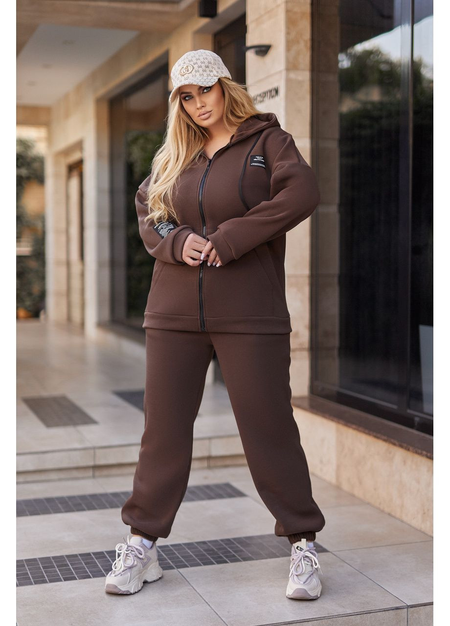 Жіночий спортивний костюм з нашивками Fashion (360769187)