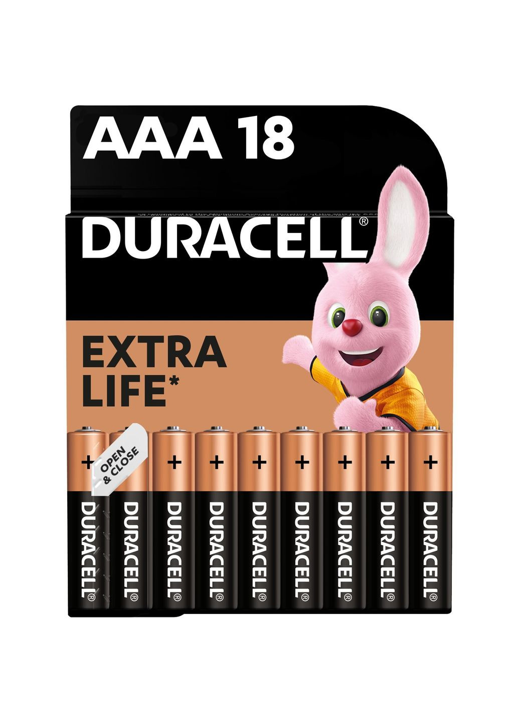 Щелочные батарейки AAA (LR03) MN2400, 18 шт Duracell (306577310)