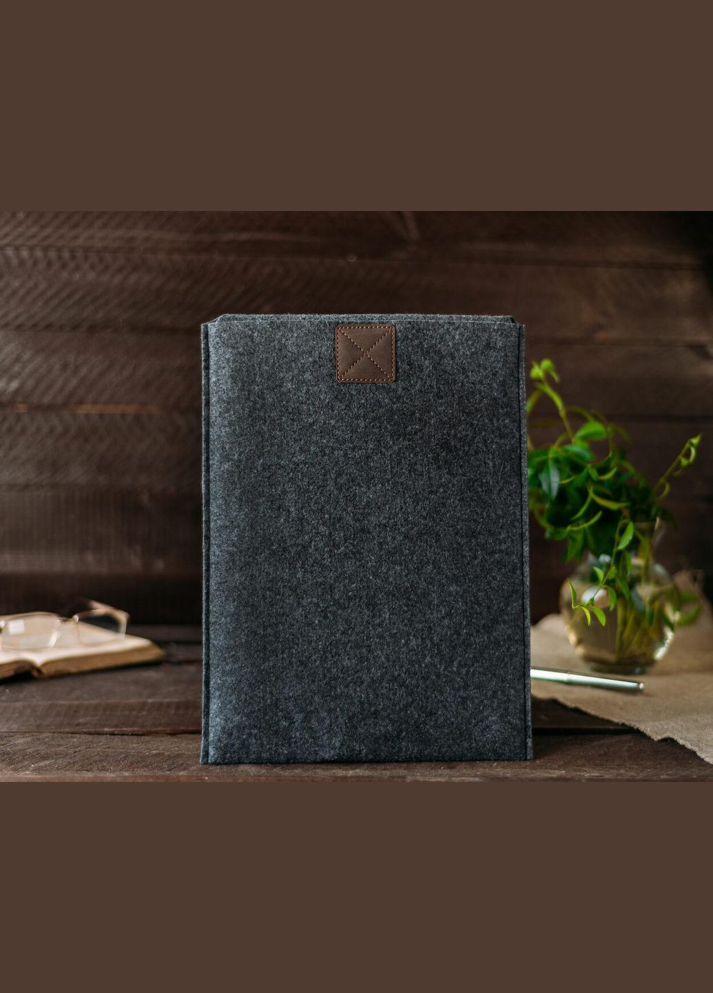 Чохол для ноутбука для Macbook Pro 14 сірий, вертикальний (GM17-14) Gmakin (327882250)