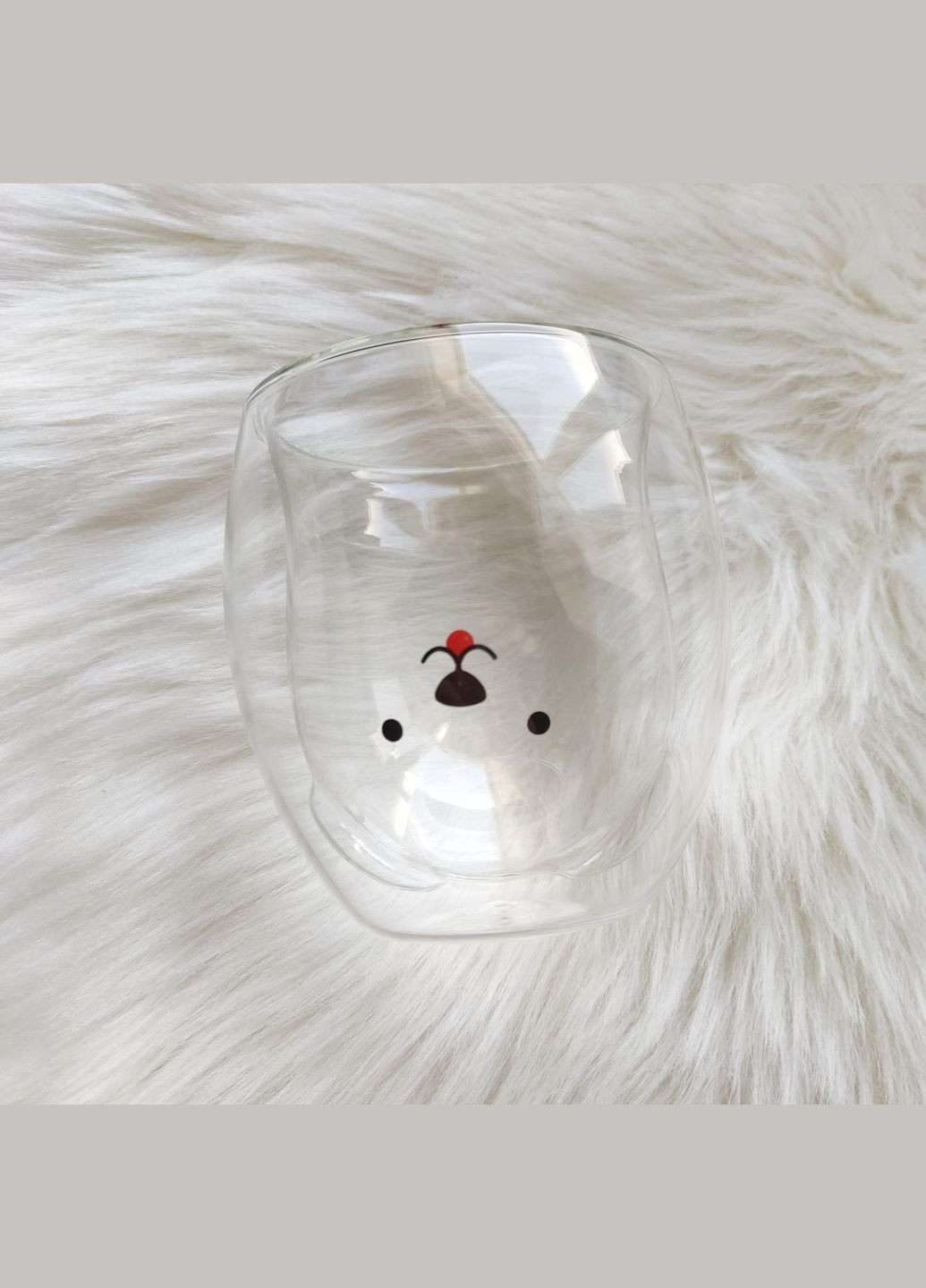 Стакан c подвійними стінками Подвійним дном Ведмедик 250 ml cup003 Finding (316249235)