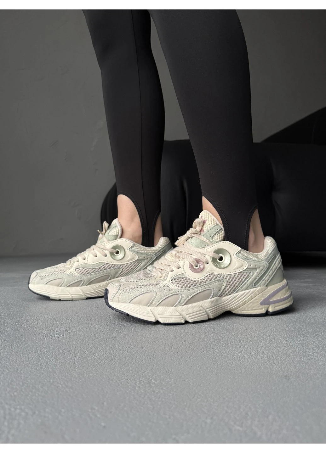 Комбіновані astir beige/halo green демісезон adidas 52767