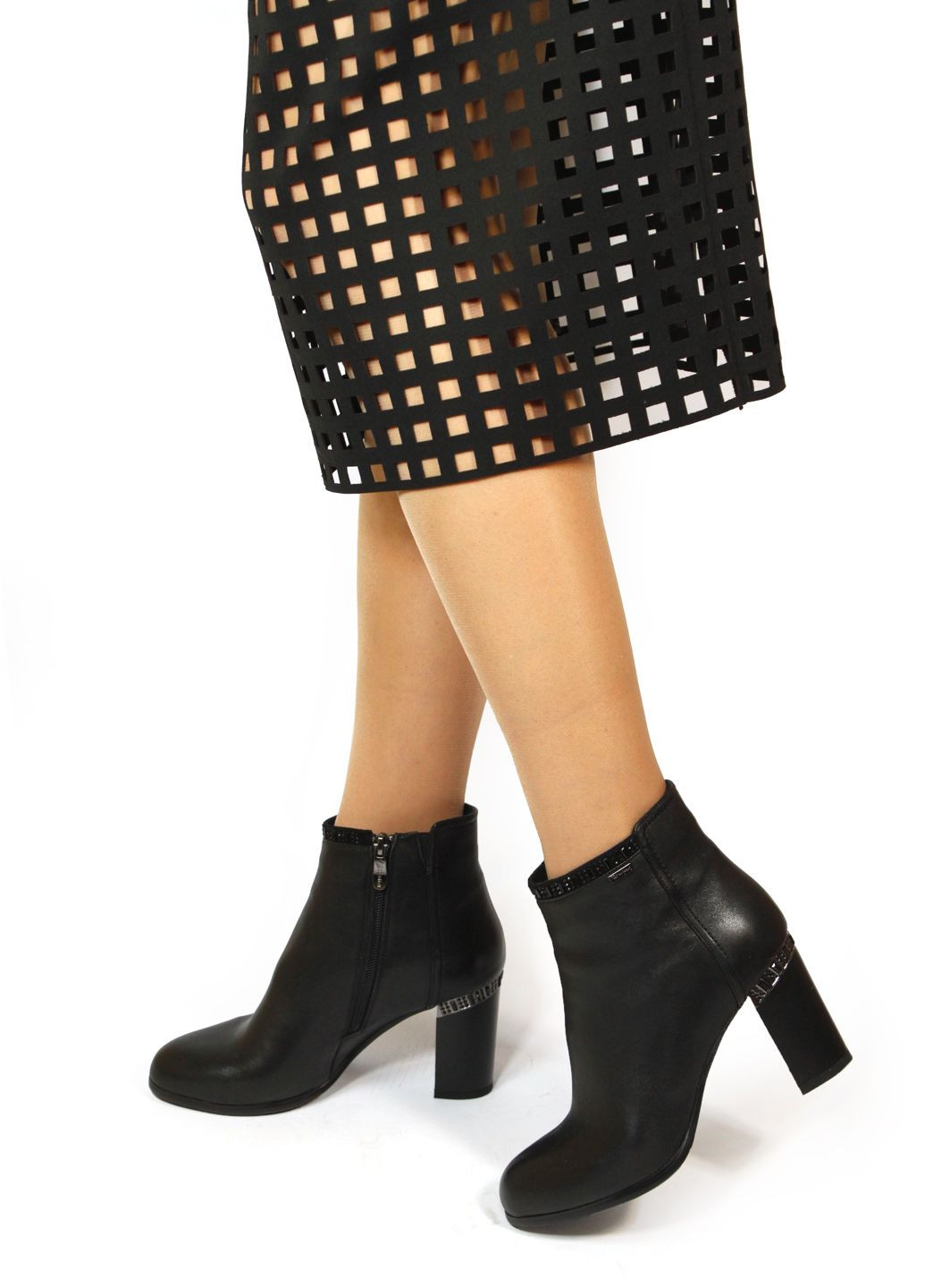 Чорні демісезонна ботильони It-Girl