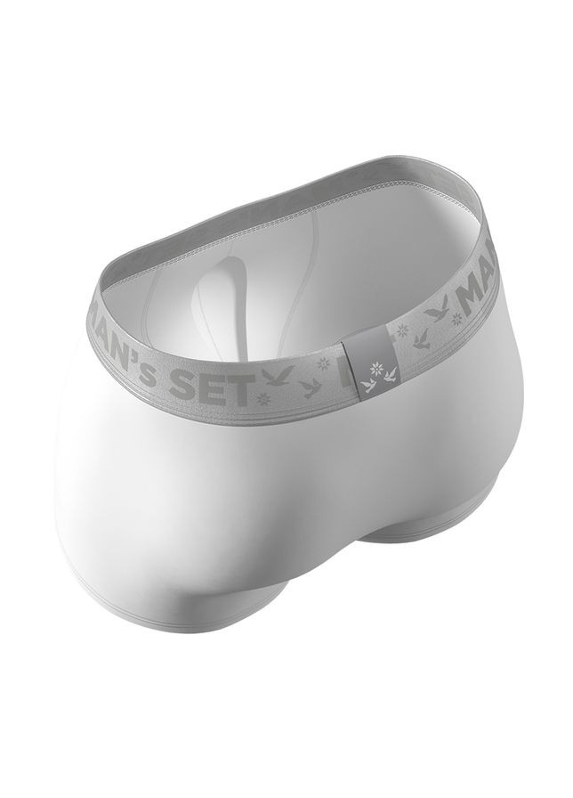 Мужские анатомические боксеры из хлопка,, NS100-05 MAN's SET Anatomic Classic 2.0, Silver Series (366575270)