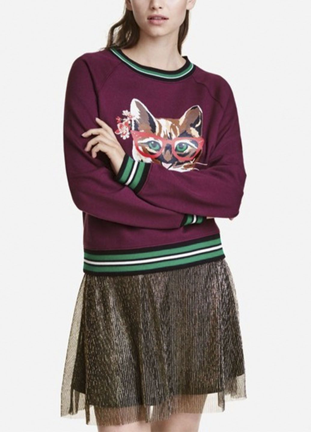 Разноцветная однотонная юбка H&M
