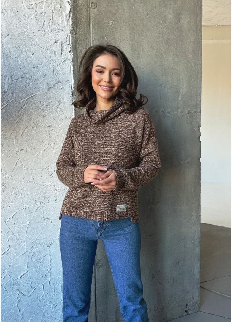 Джемпер прямого крою з коміром «хомут» INNOE Гольф (362289022)