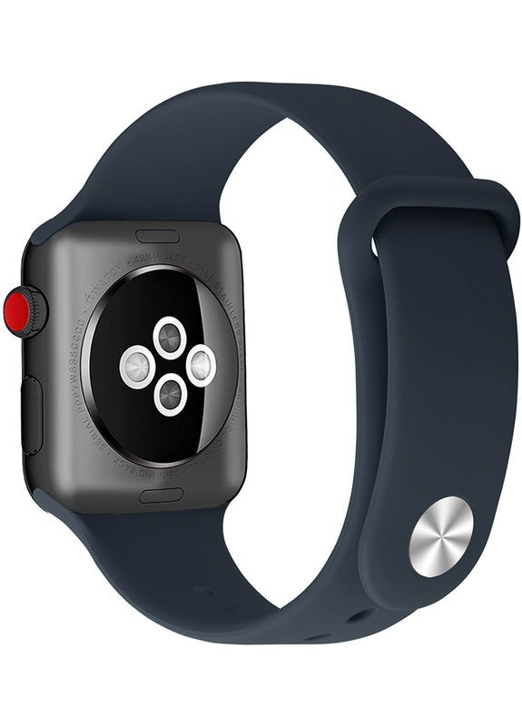 Ремешок Silicone Strap для Apple Watch 38/40 mm Midnight Blue UWatch (301465616)