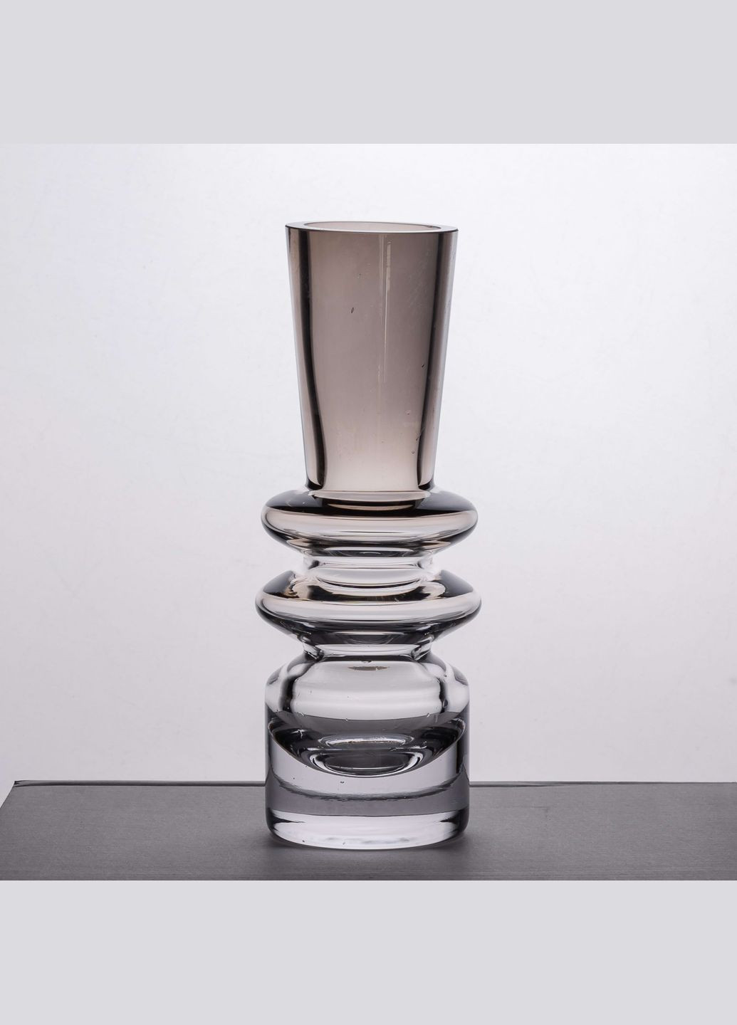 Ваза декоративна скляна “Limo” 19.5 см, Flower Season (328441488)