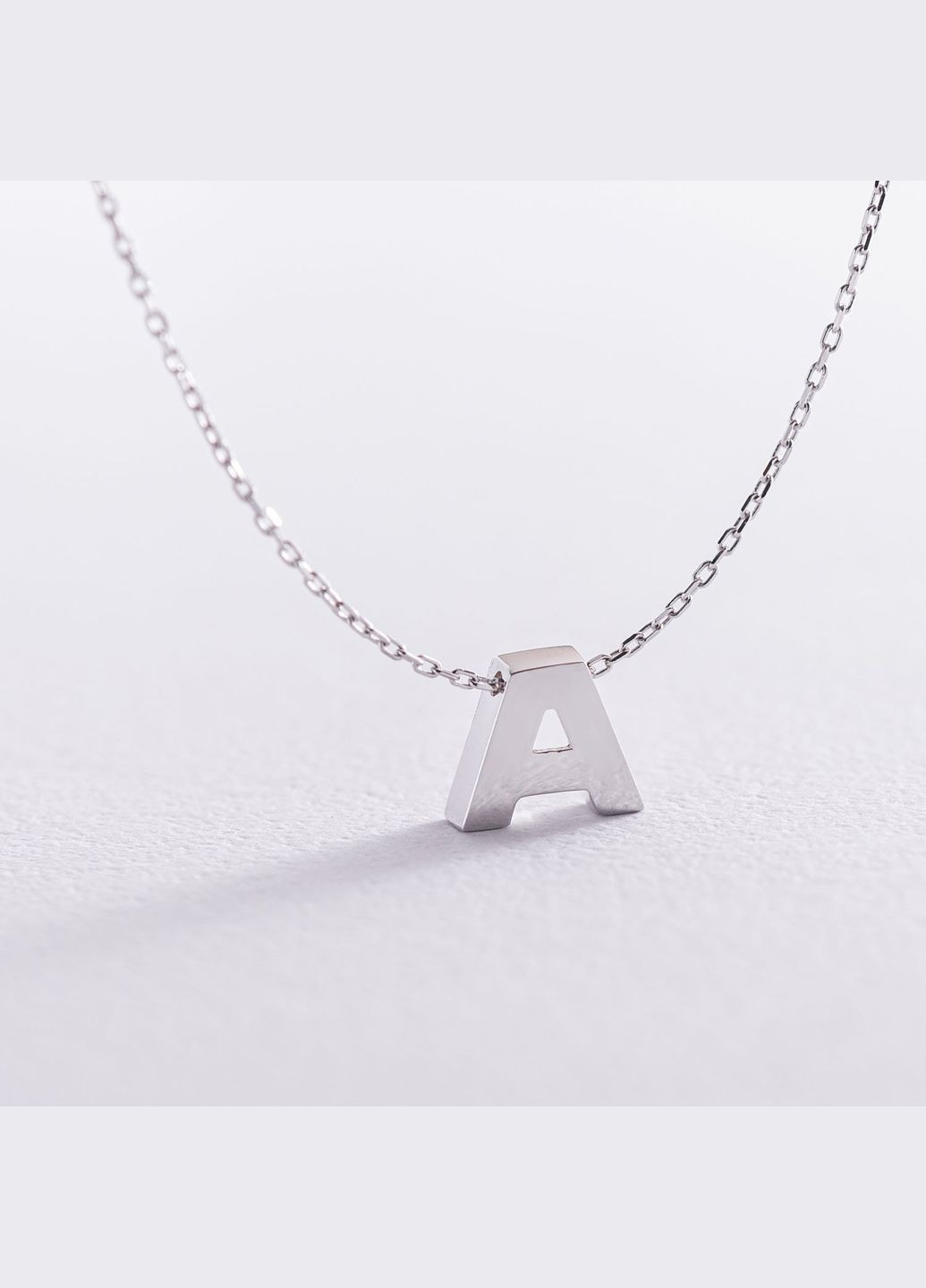 Золоте кольє з літерою А кол01254А 44 Oniks (264022439)