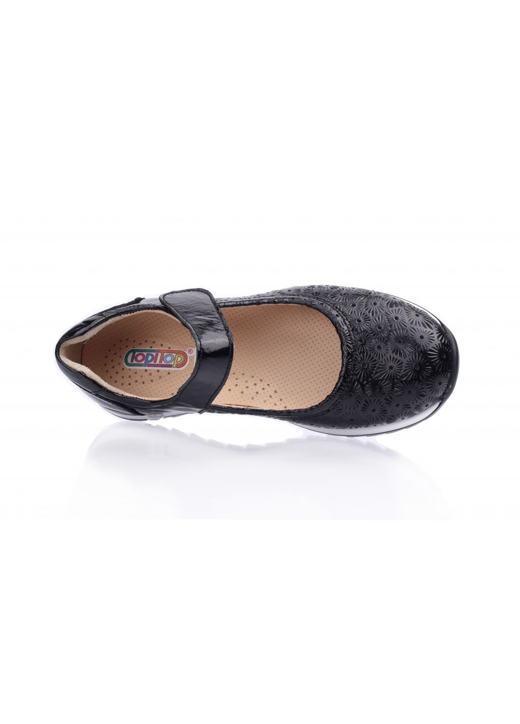 Черные туфли 2390 для девочек чёрные. размер 33 Topitop