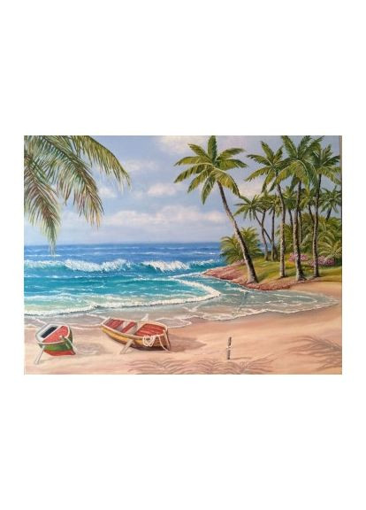 Алмазная мозаика 30х40 Море и пальмы ST454 ColorArt (299772541)