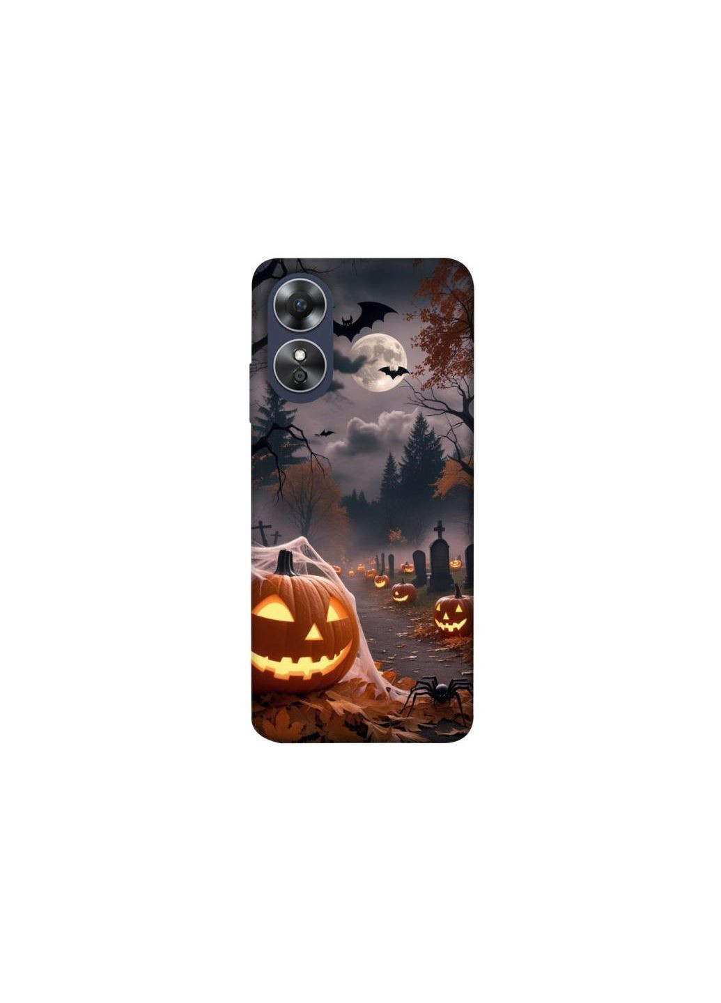 Чехол на Oppo A17 Halloween Frontalka (364315214)