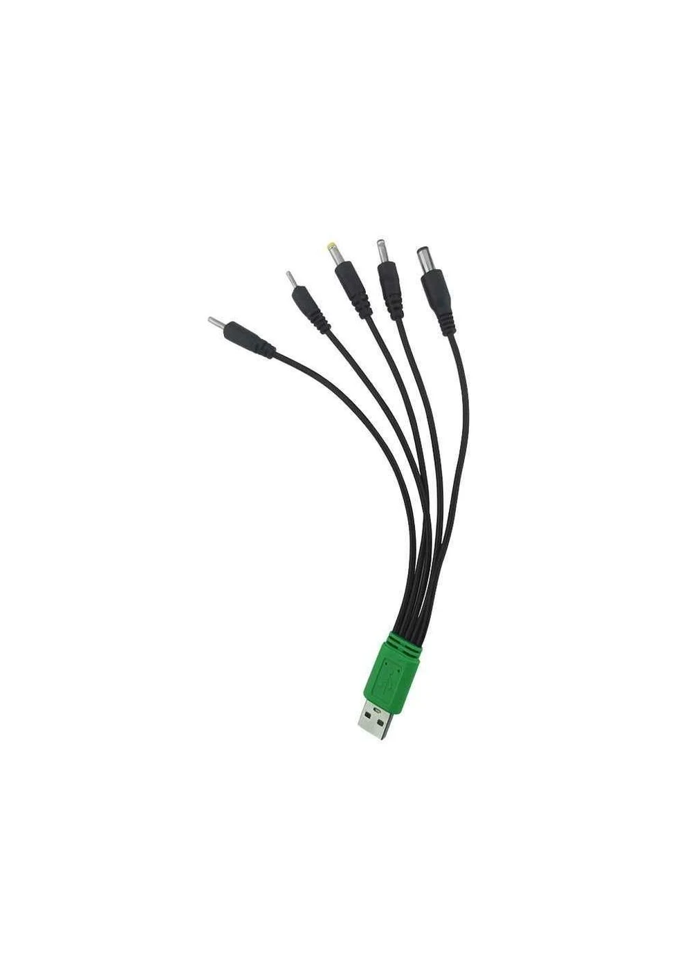 Кабель USB - DC 5в1 5V для зарядки различных быт.приборов DC2.0/2.5/3.5/4.0/5 0.2м ТМ Gerlax (381080470)