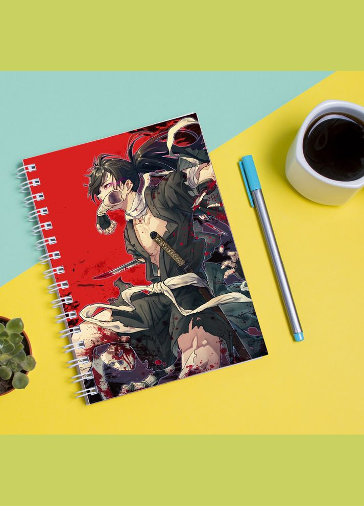 Скетчбук Sketchbook (блокнот) для малювання з принтом Дороро-Dororo Кавун блокнот для малювання (316133070)