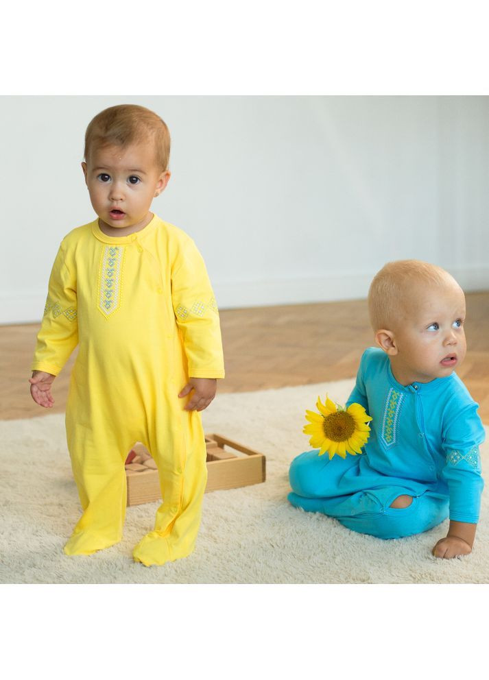 Костюмчик для младенцев с вышивкой унисекс Trendy Tot 303-00068_000003219 (372735925)