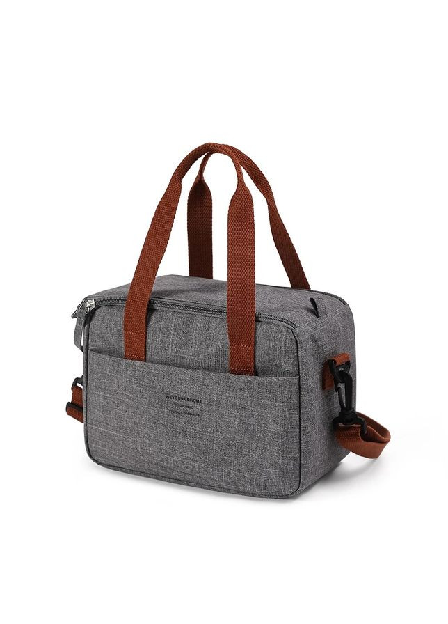 Термосумка, сумка холодильник для еды с собой Home 5.4 л, Серая More (299715965)