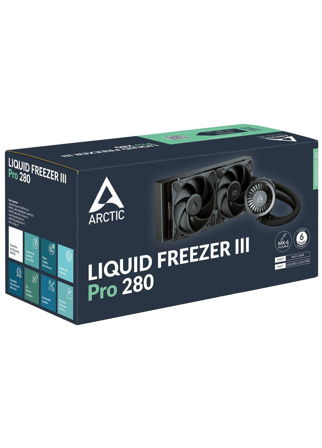 Система водяного охлаждения Liquid Freezer III Pro 280 Black (ACFRE00179A) Arctic (365749013)