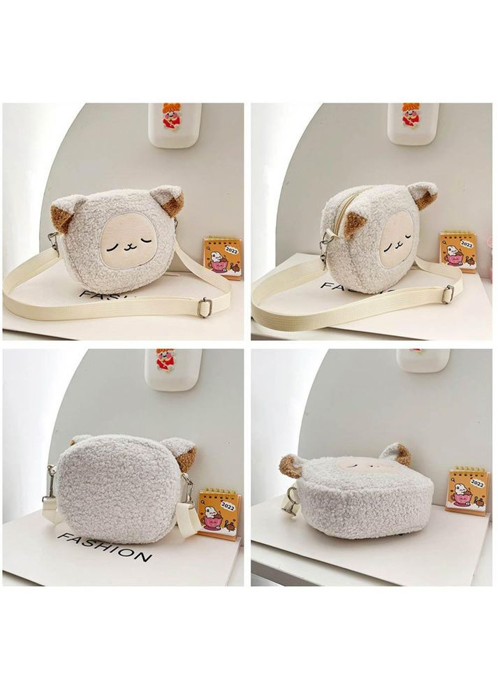 Пушистая сумка-овечка белая (NR0094_1) No Brand (317252748)