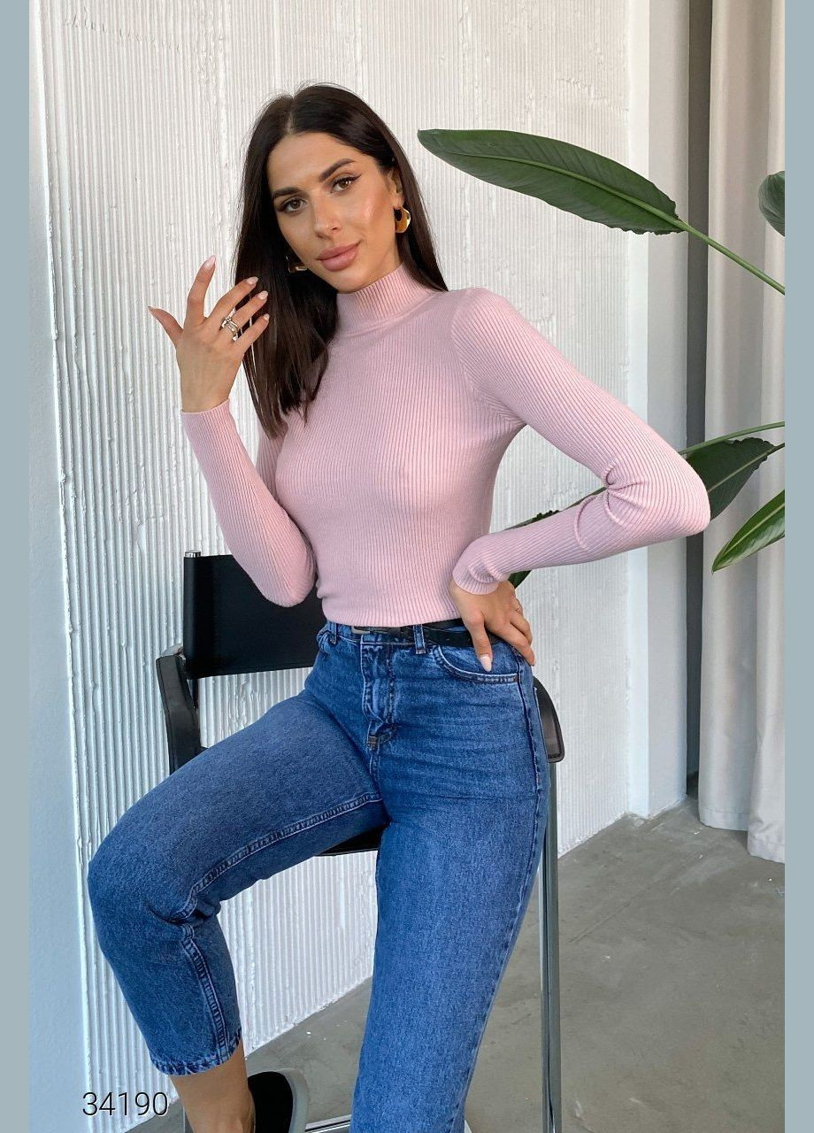 Водолазка в рубчик с воротом-стойкой Liton (303727754)