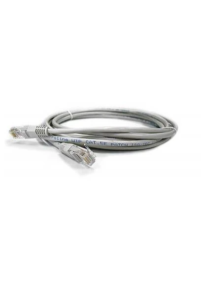 Патч-корд 5м, UTP, cat.5e, CU, 24AWG, grey (KD-PAUT3500GY) Kingda (396879049)