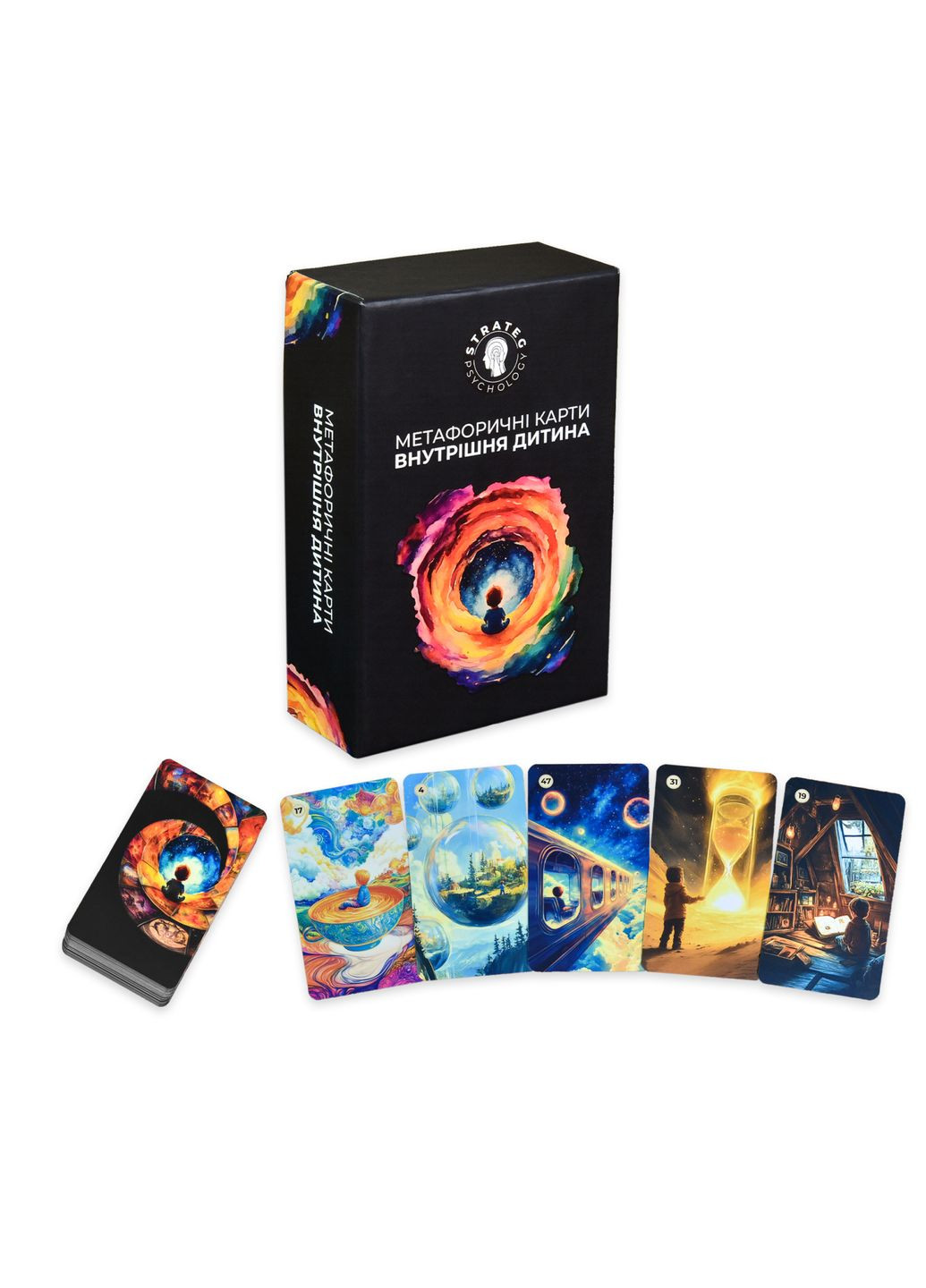 Метафоричні карти Внутрішня дитина для дорослих 16+ психологічний інструмент для саморозвитку рефлексії Strateg (369758939)