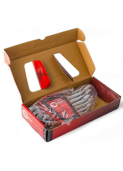 Набор рожковых ключей 6 шт., 6-17 мм Cr-V HT-1001 MDR Intertool (371794028)