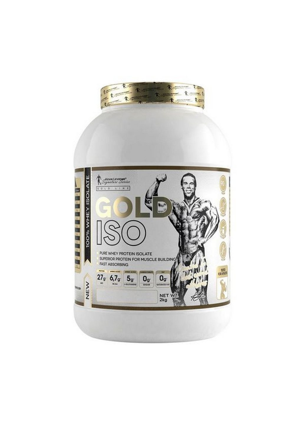 Протеїн Gold Iso, 2 кг Печиво-крем Kevin Levrone (293477389)