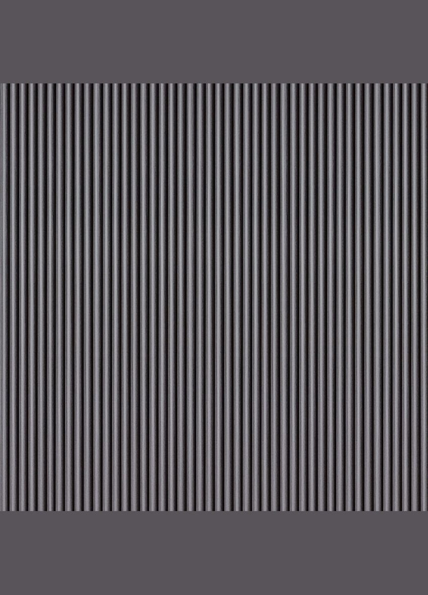 Рельс декоративный WPC круглый стеновой графит 3000х152х15мм SW-00001873 Sticker Wall (327089512)