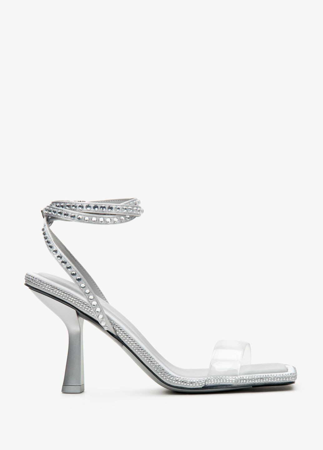 Серые босоножки, цвет серый Estro