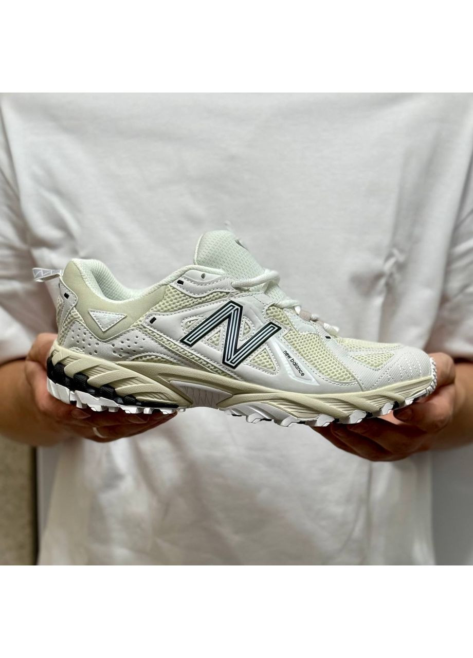 Кремові Осінні кросівки чоловічі new balance 610 nimbus cloud white black ml610tba No Brand