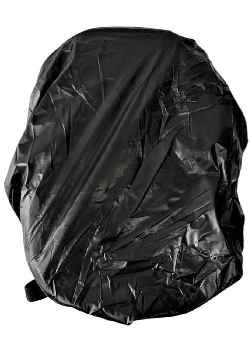 Рюкзак средний тканевой ортопедический с металлической ручкой + дождевик+ usb шнур 2002M черный Victory (370859002)