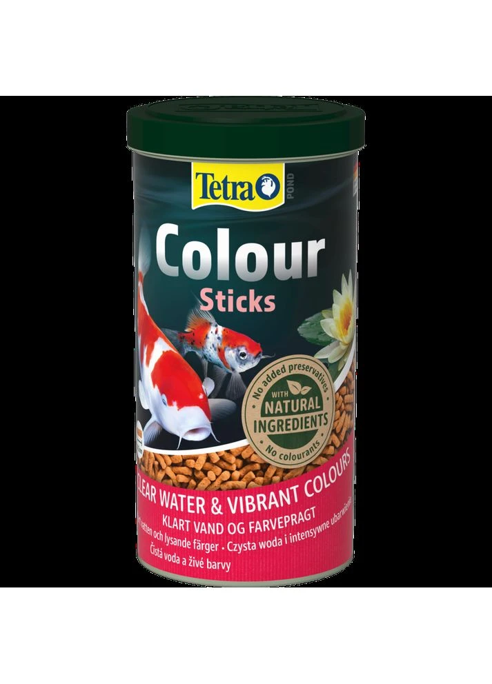 Корм Pond Colour Sticks для всіх ставкових риб для яскравості забарвлення палички 1 л Tetra (400110065)