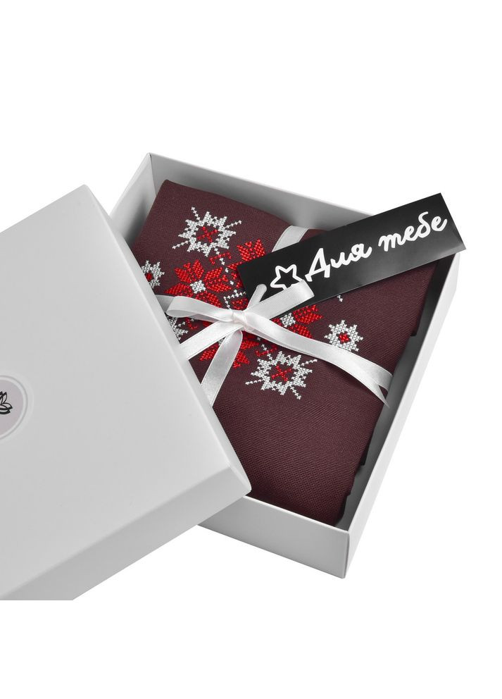 Фартух універсальний з етновишивкою та кишенею, водовідштовхувальний, бавовна, великий розмір, для жінок IDEIA (322032476)