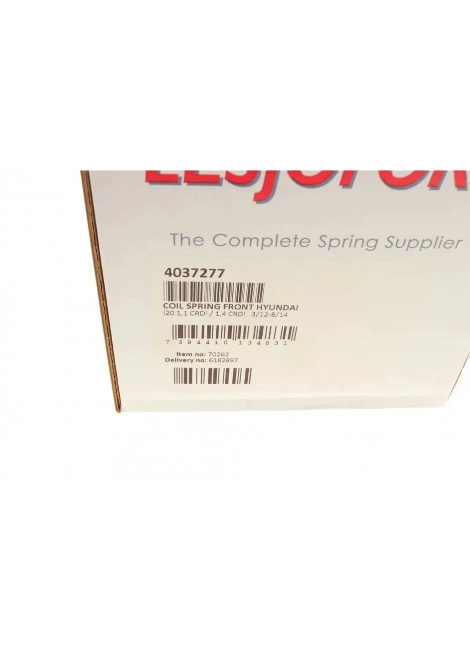 Пружина (передняя) Hyundai i20 1.1CRDi/1.4 CRDi 12-15 (нах.зад.часть)) 4037277 (opt-om) Lesjofors (367831001)