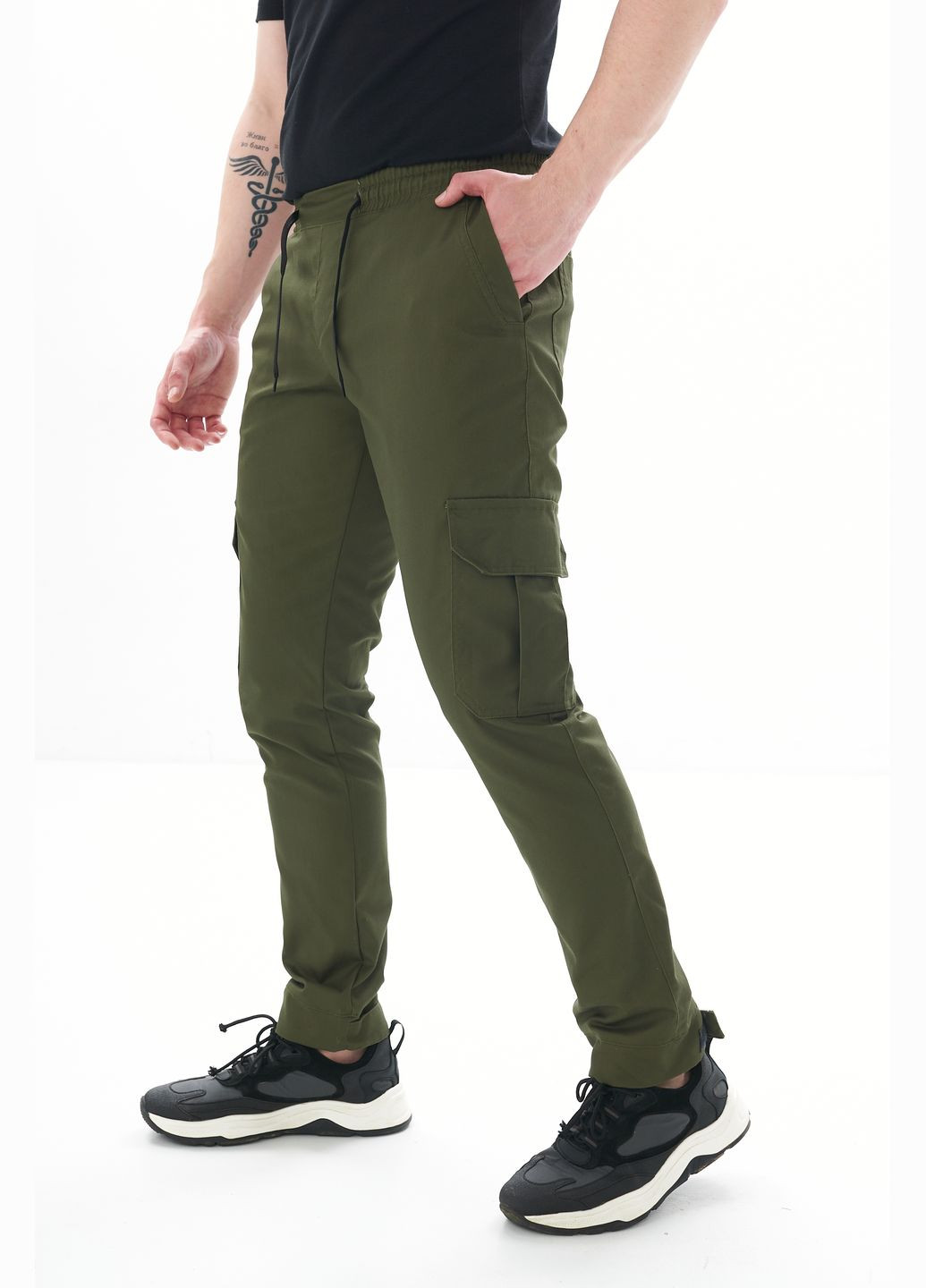Штани чоловічі котонові "" хакі Intruder Baza (329546958)
