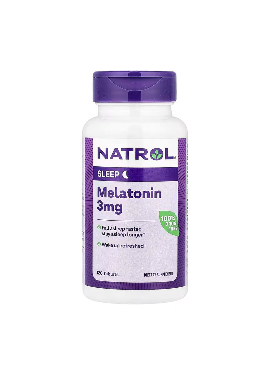 Melatonin 3mg - 120 tabs Natrol (369398209)