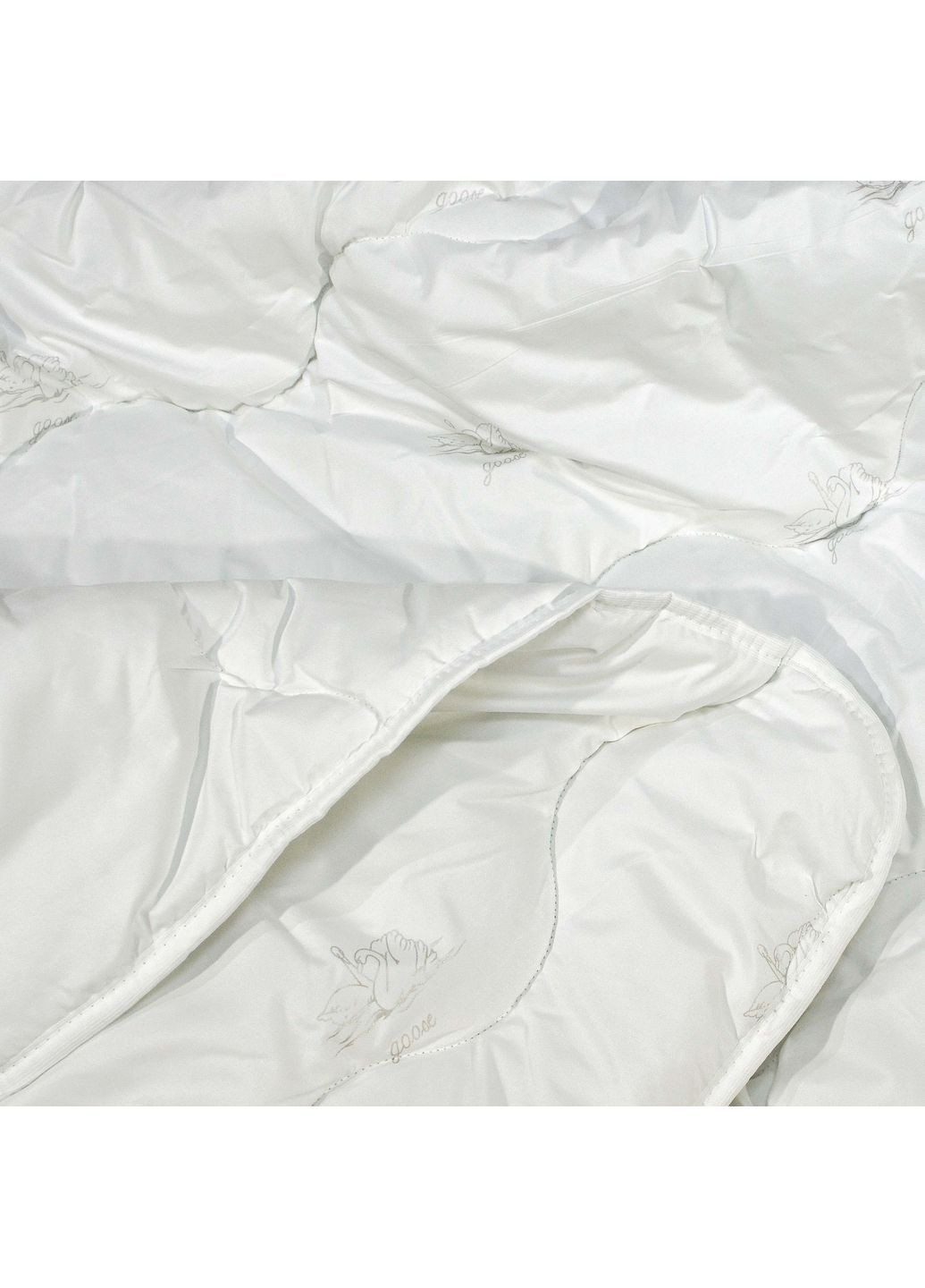 Ковдра стьобана Лебединий пух Двоспальна Soft 170х205 Viluta (363131704)