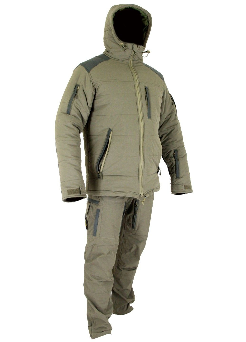 Комплект тактичний зимовий M-STRONG PATROL 4Wstretch lead gray (куртка+штани) M-GEAR