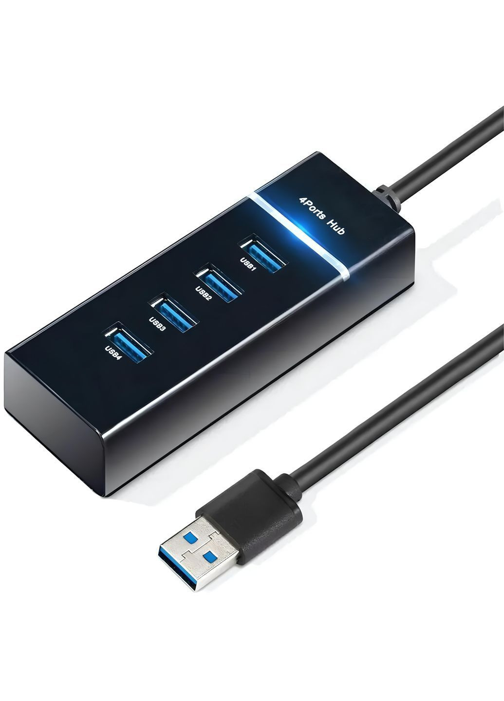 USB-хаб XON SmartHub Lite (USB3.0, 3хUSB2.0) Черный (UHALP040043B 5023) XON E-Tech (365307577)