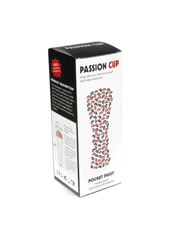 Мастурбатор з вібрацією Passion Cup - Vagina Men Powerup (394699824)