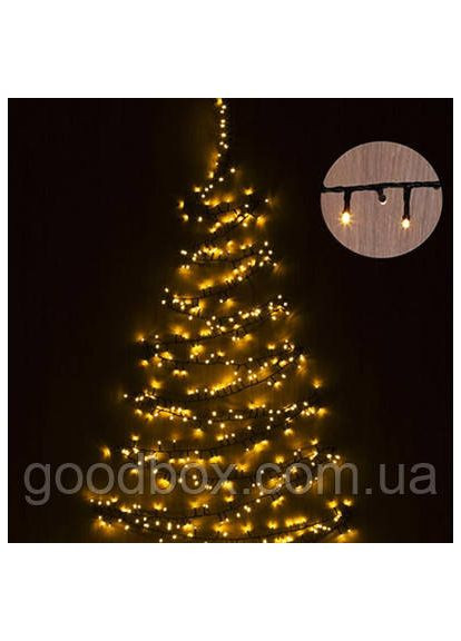 Купити 🔥 Гірлянда Мішура Бахрома LED 320 (10 м) | 8 Функцій, Тепле Світіння | Універсальне Застосування (Вулиця/Дім) | U Colorway (370203163)