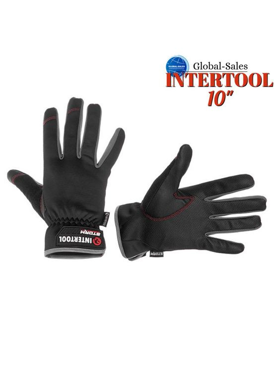 Рукавичка Storm зі спандексу антиковзні Touchscreen 10" (SP-0182) Intertool (365253214)