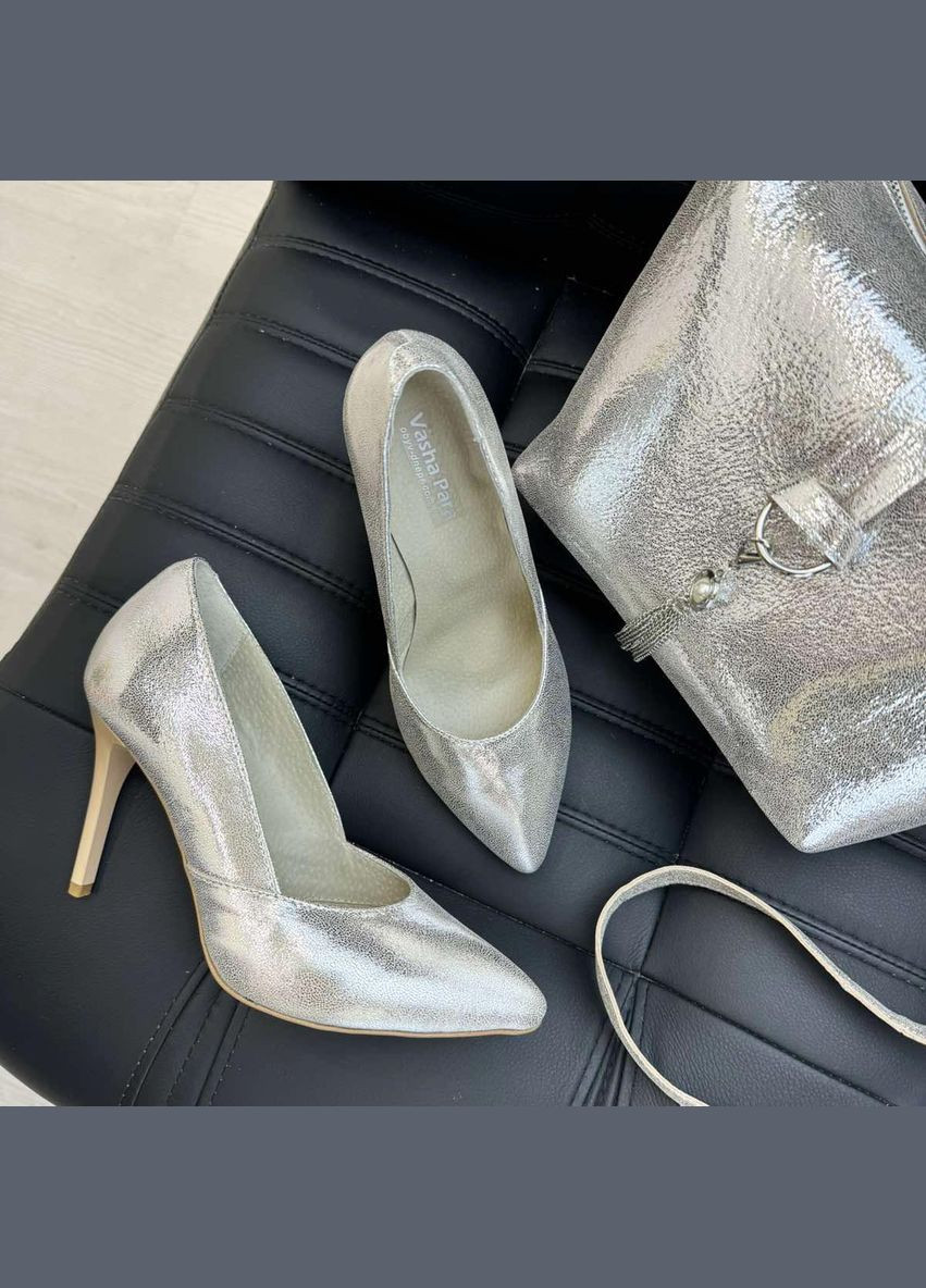 Vasha para Класичні жіночі шкіряні туфлі на шпильці, колір бежевий. 37 розмір бежевий з, україна — демісезон (303931848)